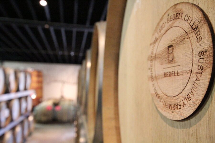 Bedell Cellars vineyard overview