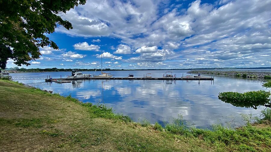Seneca Lake from the Long Pier in Geneva