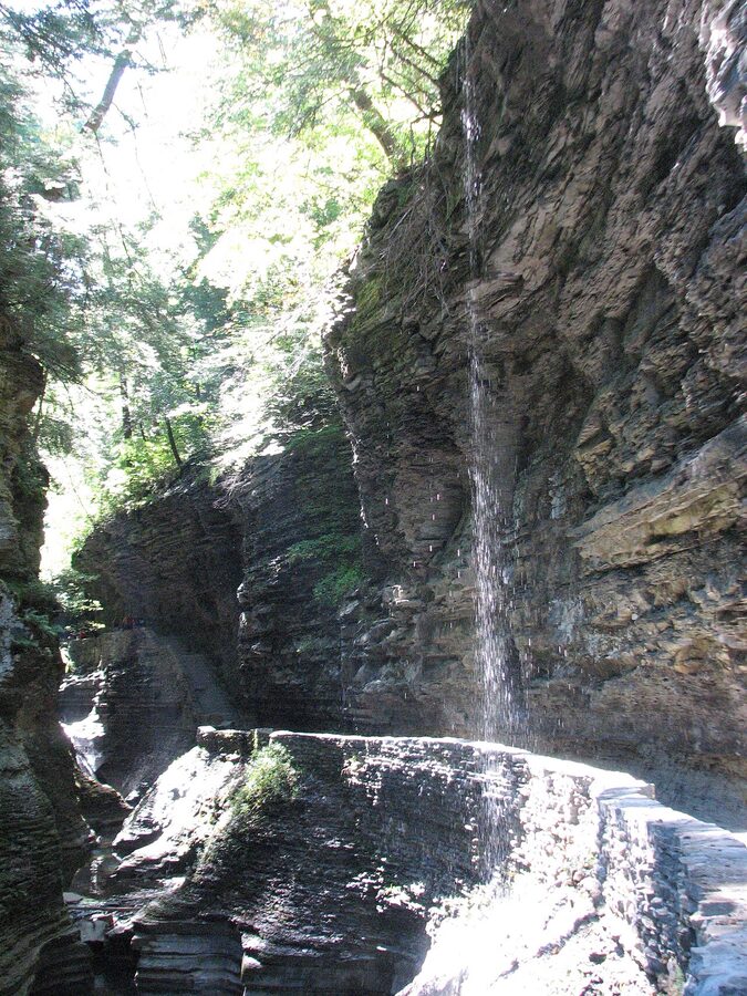 Watkins Glen State Park stairs through the gorge