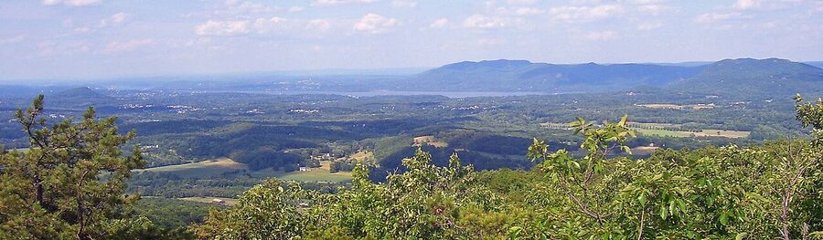 View of Cornwall, NY from Schunemunk Mountain