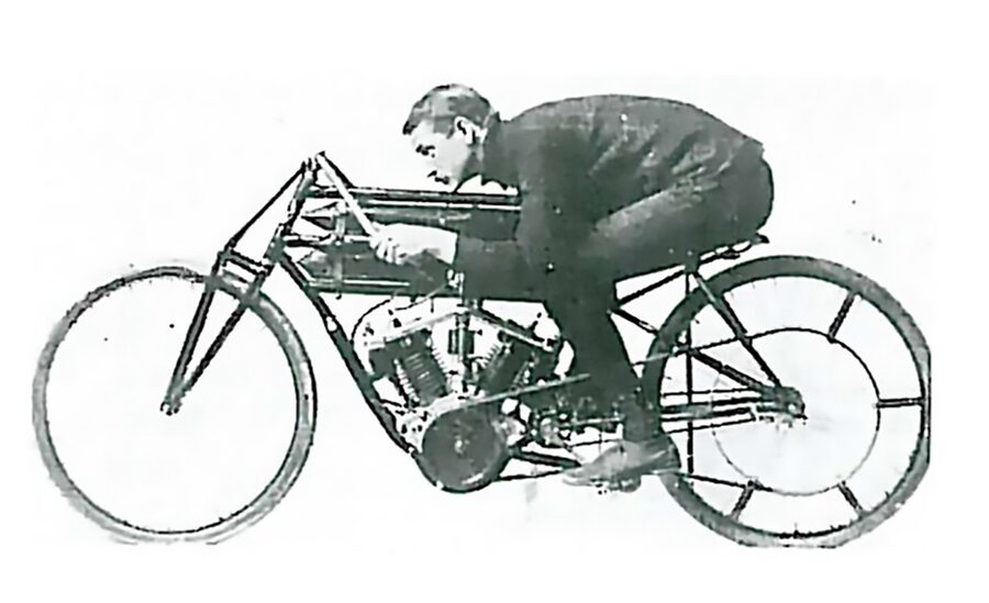 A 1903 Curtiss motorcycle by Glenn H Curtiss
