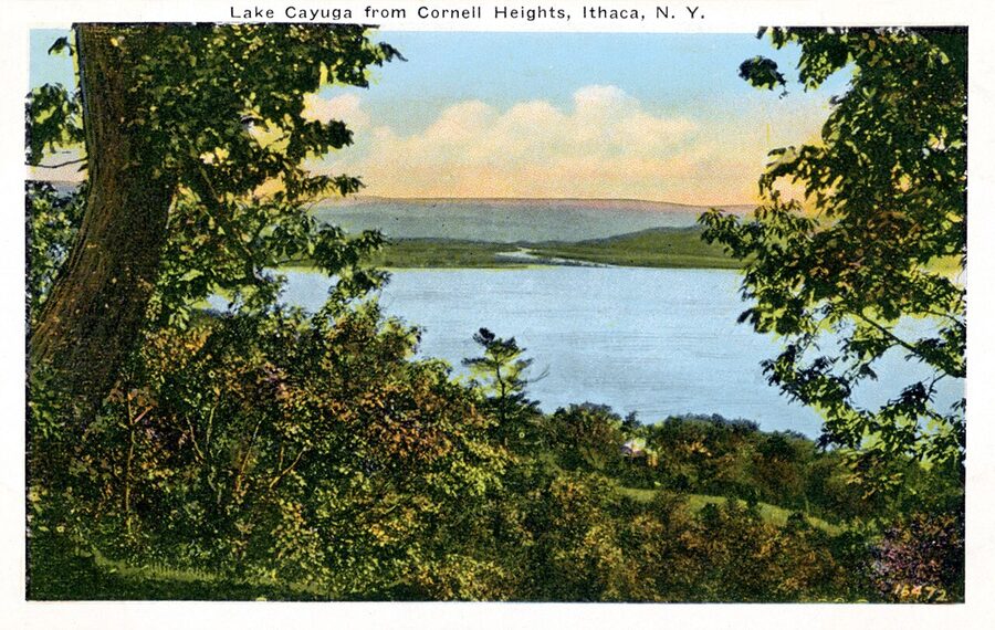 Cayuga Lake from Cornell Heights, Ithaca