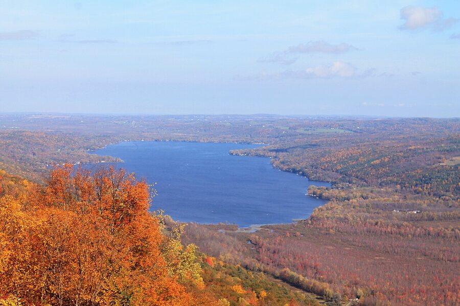 Honeoye Lake in October