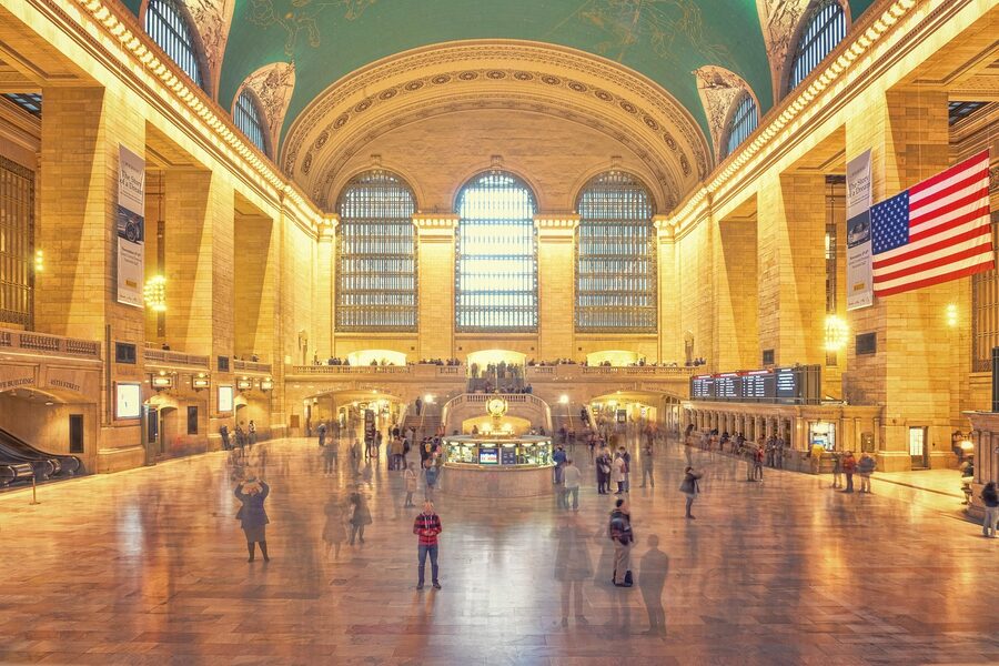 Grand Central Terminal main concourse in Manhattan