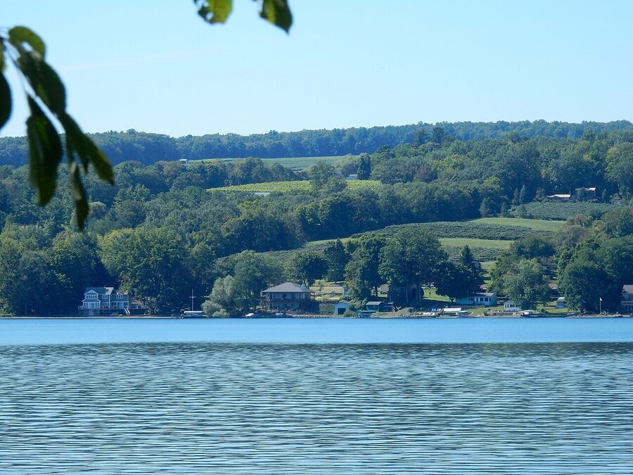 Keuka Lake from Keuka Lake State Park looking west