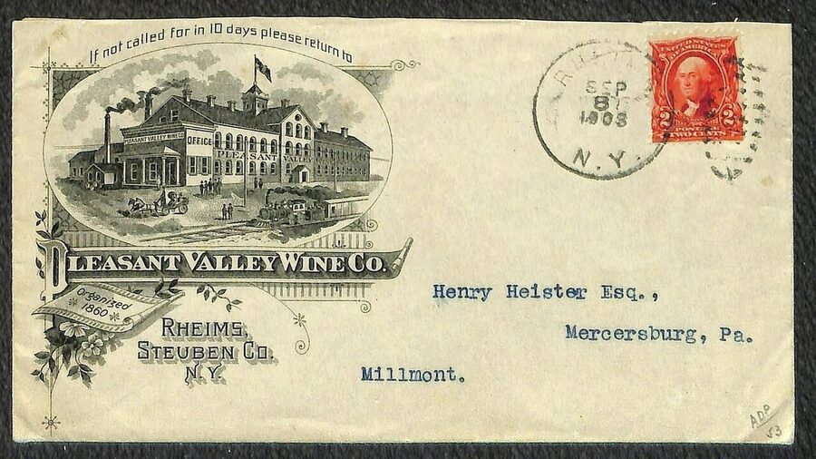 Pleasant Valley Wine Company historical cover art