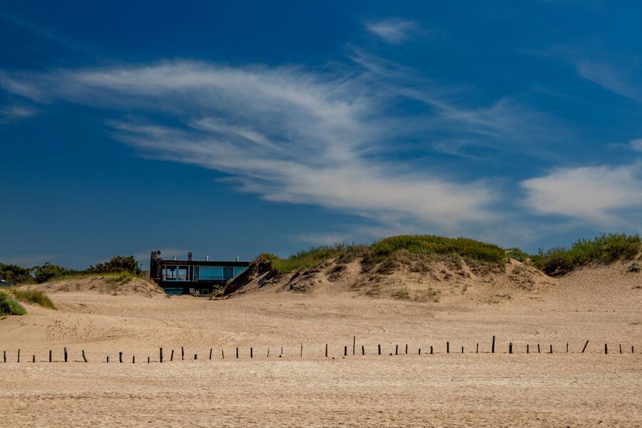 A beach house in the dunes near Sagaponack