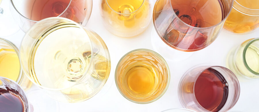 Sheldrake Point estate wine lineup on display, the full portfolio across whites, reds and dessert wines