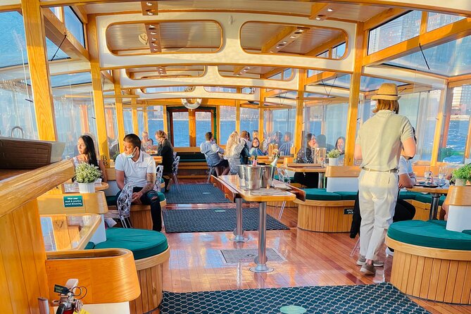 New York City: Champagne, Cheese, Caviar & Sightseeing Cruise - One World Trade Center and Lower Manhattan