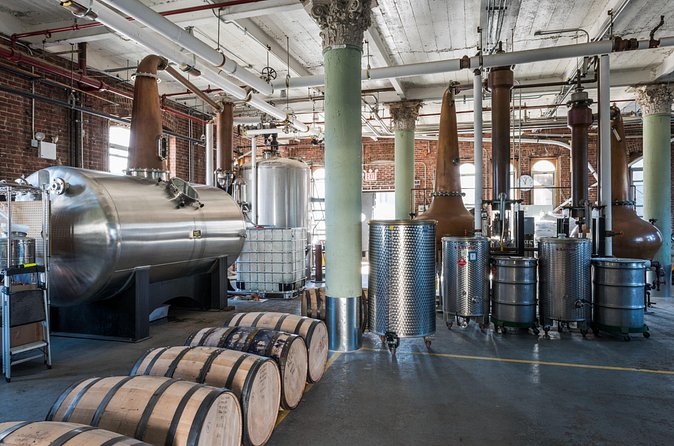 Top Shelf Distillery Tour - Four products in the final tasting